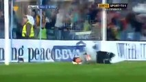 Malaga vs Valencia  Javier Saviola Great Goal  241112