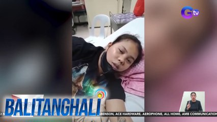 Babaeng guwardiya, sinabuyan ng asido | BT
