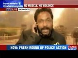 Brutalidad Policiaca en protesta de Delhi