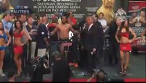 Manny Pacquiao y Marquez se encaran a horas de la pelea