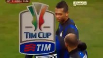 Inter vs Bologna 1  0 Fredy Guarín Golazo 15012013