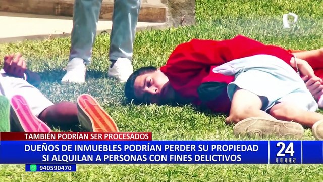 ¡Cuidado! Casas alquiladas a delincuentes serán incautadas por el Estado