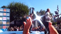 Christmas Parade 2012  The Backstreet Boys performing at Disneyland taping