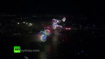 El majestuoso espectáculo de fuegos artificiales en Sydney para la llegada del 2013