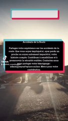 Appel à témoignages : Accidents de la route  admin@mysafeplace.online