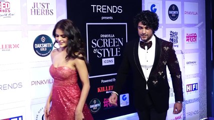 Priyanka Chaudhary and Ankit Gupta set the Red Carpet Ablaze with their Stylish ensembles!