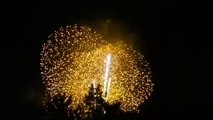 El espectaculo de Fuegos Artificiales en Disney Resort en Tokio
