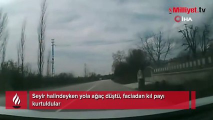 Tokat’ta faciadan kıl payı kurtuldular