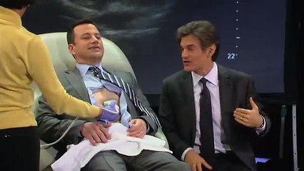 Dr Oz Gives Jimmy Kimmel a Sonogram 1112013