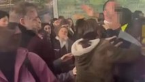 Zincirlikuyu’da metrobüs sırasında kavga: Senin yüzünden metrobüse binemedim