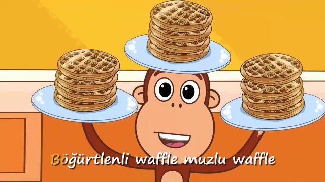 WAFFLE WAFFLE Türkçe Şarkı Kukuli Komik Çocuk Şarkıları _ Ballı, Çikolata, Böğürtlen, Muz WAFFLE