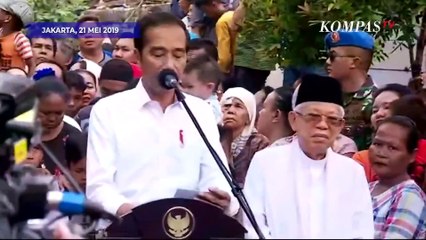 Pidato Kemenangan Jokowi Usai KPU Umumkan Hasil Pemilu 2019  ARSIP KOMPASTV