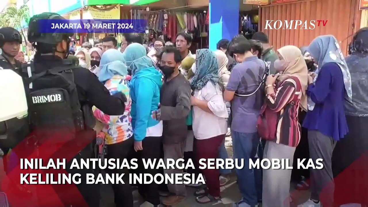 Jelang Idul Fitri, Warga Serbu Mobil Kas Keliling BI untuk Tukar Uang Baru