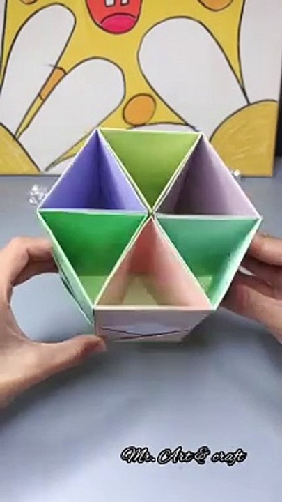 How to make a pen holder. Paper craft/Easy craft ideas/ miniature craft / how to make /DIY/school project / Mr. Art & craft