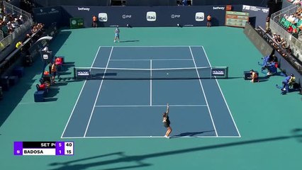 Miami - Halep s'incline face à Badosa pour son retour