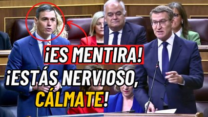 Descomunal zurriagazo de Feijóo a Sánchez: «Todo su Gobierno es mentira»