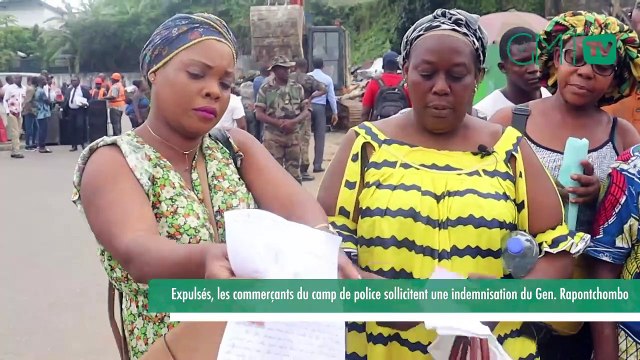 [#Reportage] Gabon : expulsés, les commerçants du camp de police sollicitent une indemnisation du Gen. Rapontchombo