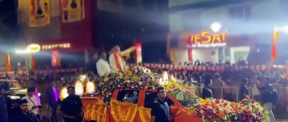 VIDEO: कोयम्बत्तूर में पीएम मोदी ने किया रोड शो, एक झलक पाने को उमड़ा जन सैलाब