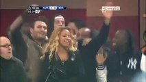 Mario Balotelli Celebration After Match  AC Milan Vs Barcelona 20 2122013