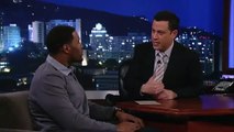 Michael Strahan on Jimmy Kimmel Live Interview 2122013