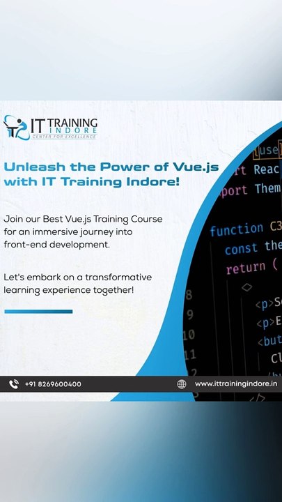 Top Vue.js Training Course in Indore for Web Development - IT Training Indore