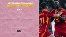 Roma-Feyenoord: le probabili formazioni di De Rossi e Slot