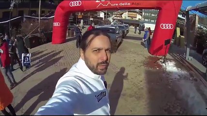 20quattro ore delle Alpi: derapate sul lago ghiacciato, con l'Audi SQ8 e-tron