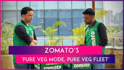 Zomato Launches ‘Pure Veg Mode’ & ‘Pure Veg Fleet’ with CEO Deepinder Goyal Delivering Orders 🚚