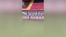 Vicenza, stadio allagato dopo l'alluvione: le immagini