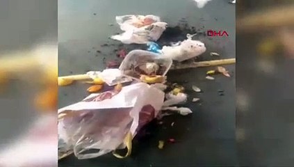 Adana'da bir grup "ramazanda edepsizlik yapmayın" diyerek spor salonuna çöp döktü