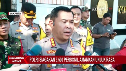Massa Aksi Mulai Datangi Kantor KPU, Polisi Perketat Pengamanan Antisipasi Kericuhan