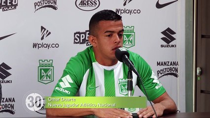 30-07-18 Para Duarte su contratacion en Nacional son cosas de Dios