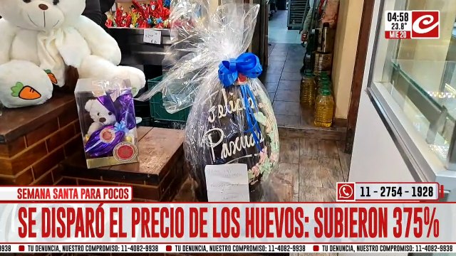 ¿Felices pascuas? Los huevos aumentaron un 375% en el último año