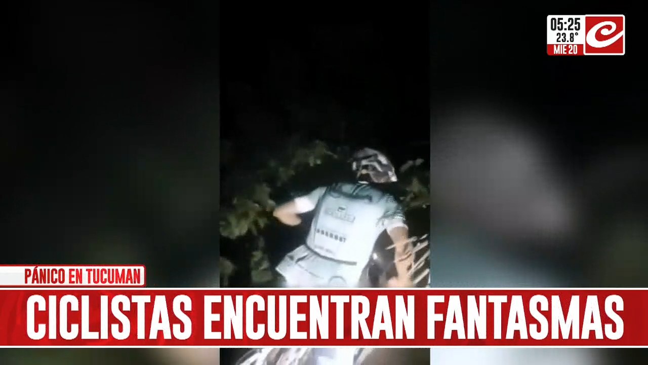 Fantasma tucumano atemoriza a ciclistas en Tucumán