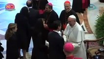 Peña Nieto y Angelica Rivera con el Papa Francisco en el Vaticano