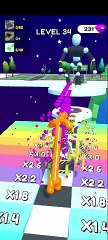 "Tall Man Run: Conquering the 34 to 38s Level! ‍♂️ #BonusLevel #GamingTriumph #TallManRun"