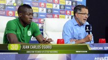 “Representamos muy dignamente el fútbol colombiano”, Osorio, tras partido con Huracán