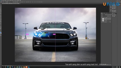 30.Tạo ánh sáng đèn và ánh sáng mặt trời