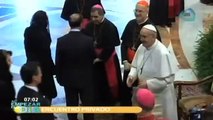 Peña Nieto y Angélica Rivera regalan un solidero al Papa Francisco