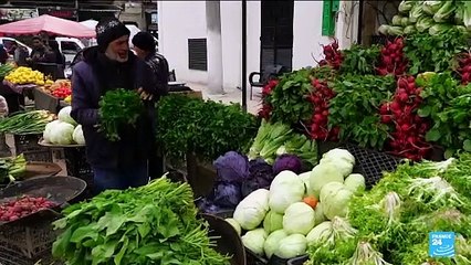 Syria: Protesters march against Islamist group Hayat Tahrir al-Sham in Idlib
