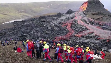 Iceland volcano eruption offers _most beautiful_ lava show720p