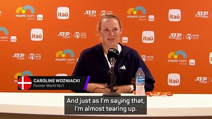 'It's heartbreaking' - Wozniacki sends condolences to Sabalenka