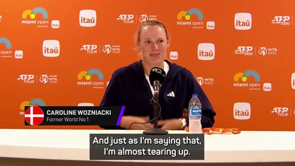 Download Video: 'It's heartbreaking' - Wozniacki sends condolences to Sabalenka