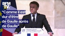 La prise de parole d'Emmanuel Macron lors de l'hommage national à Philippe de Gaulle