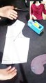 How to cut cowl neck blouse pattern