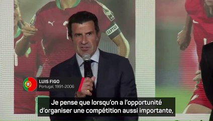 Figo espère voir "la meilleure Coupe du monde de tous les temps"