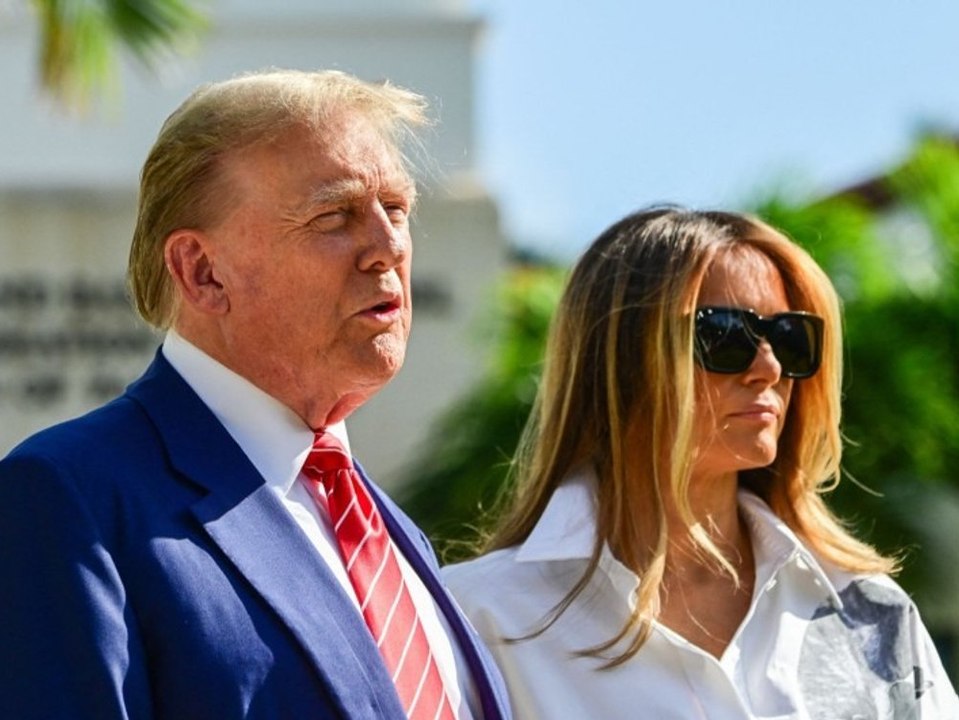 Seltener Auftritt: Melania Trump zeigt sich an der Seite ihres Mannes