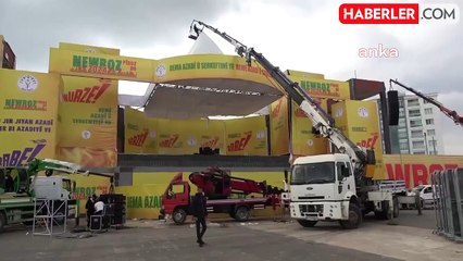 Diyarbakır'da Nevruz kutlamaları için son hazırlıklar tamamlandı