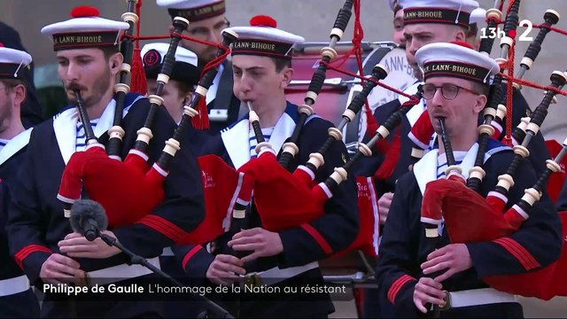 Emmanuel Macron a présidé ce matin un hommage national à l'amiral Philippe de Gaulle, décédé à l'âge de 102 ans, saluant le marin, le résistant, l'élu de la République qui aura tracé son propre sillon - VIDEO