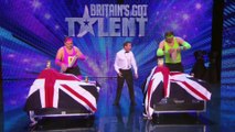 Britains Got Talent 2013 David Walliams confronts Goliath over BGMT rule break